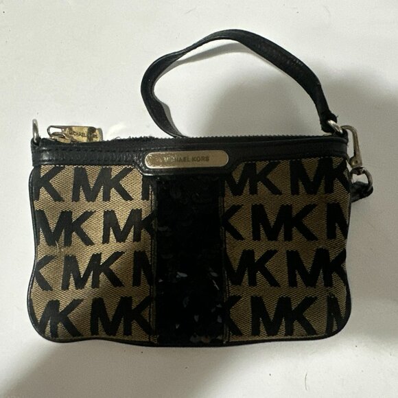 Michael Kors Signature Sequin Wristlet - Picture 1 of 3